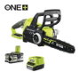 Ryobi RCS18X3050F Motosierra sin Escobillas ONE+ 18V con Espada de 30 cm, Batería de 5,0 Ah y Cargador